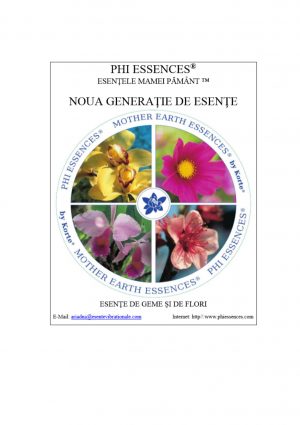 Broşura Noile Esenţe de Flori / Română